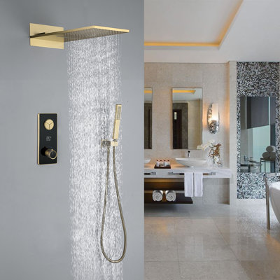 Complete Shower System with Rough in-Valve