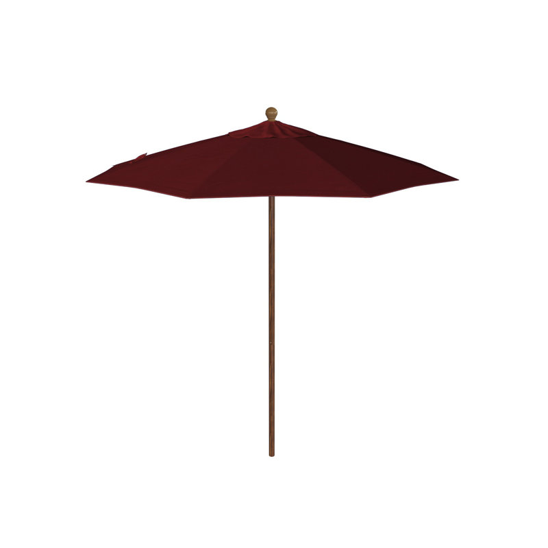 Parasol de marché 7 pi 6 po Kapree, Bourgogne performance toile