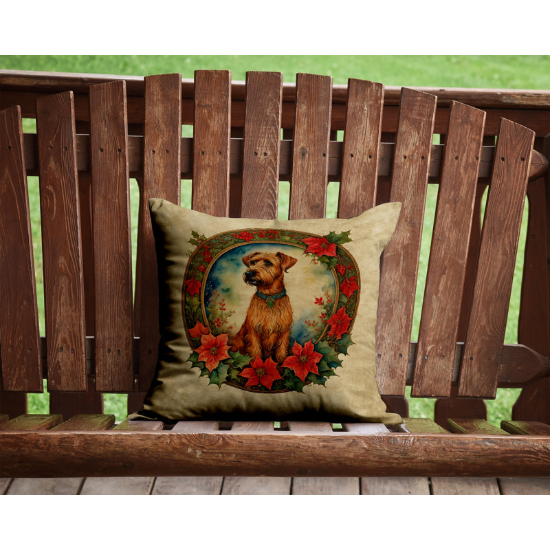 Coussin Christmas, 14 po x 14 po, Carré