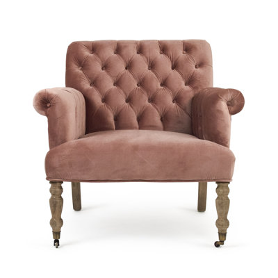 Velvet Tufted Armchair