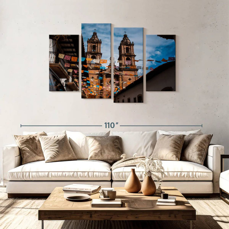 Adella Church In Valle De Bravo, 48" H x 75" W