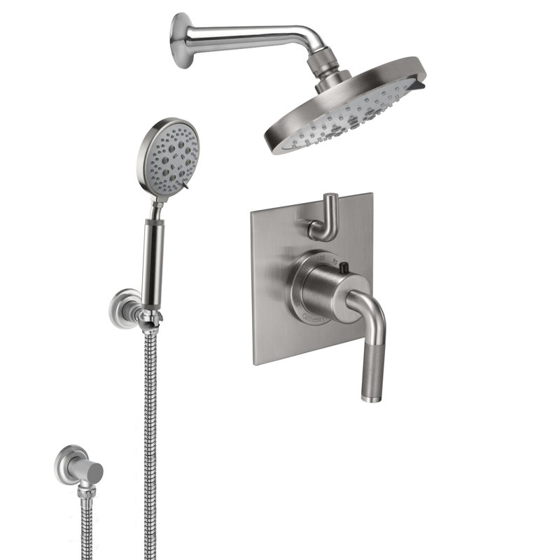 Descanso 2.0 GPM Complete Shower System, Satin Nickel