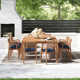Yasira Square 8 - Person Outdoor Dining Set with Cushions