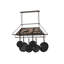 Moose at Lake Handcrafted Hanging Pot Rack-124968229