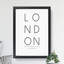 London United Kingdom - Framed Print-62802632-62802637