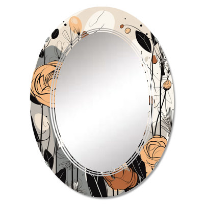 Italie - Miroir mural moderne ovale