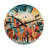 Angelpreet Solid Wood Wall Clock-2083783424