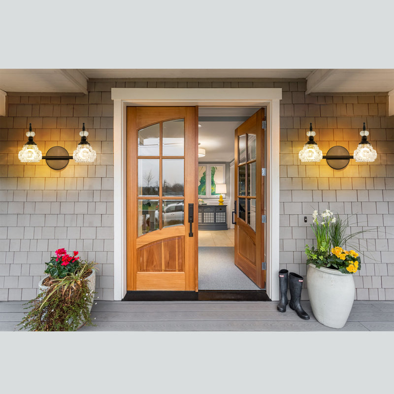 Jamicah 2 - Light Dimmable Bath Sconce, Black