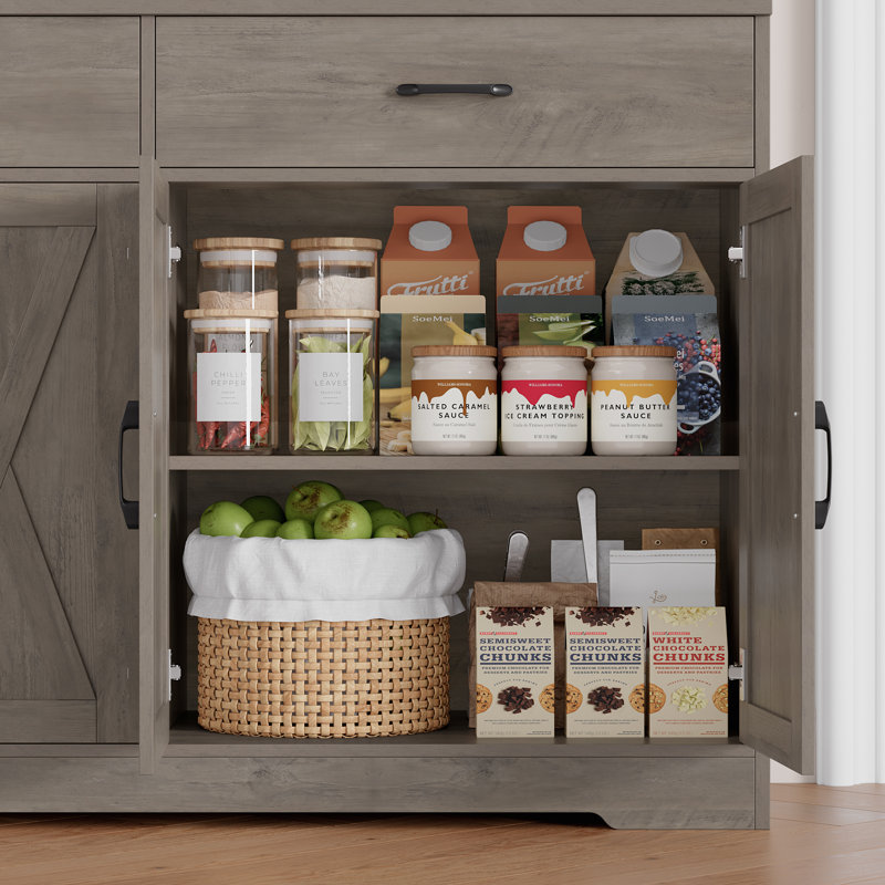 Garde-manger 75,4 "H, Gris