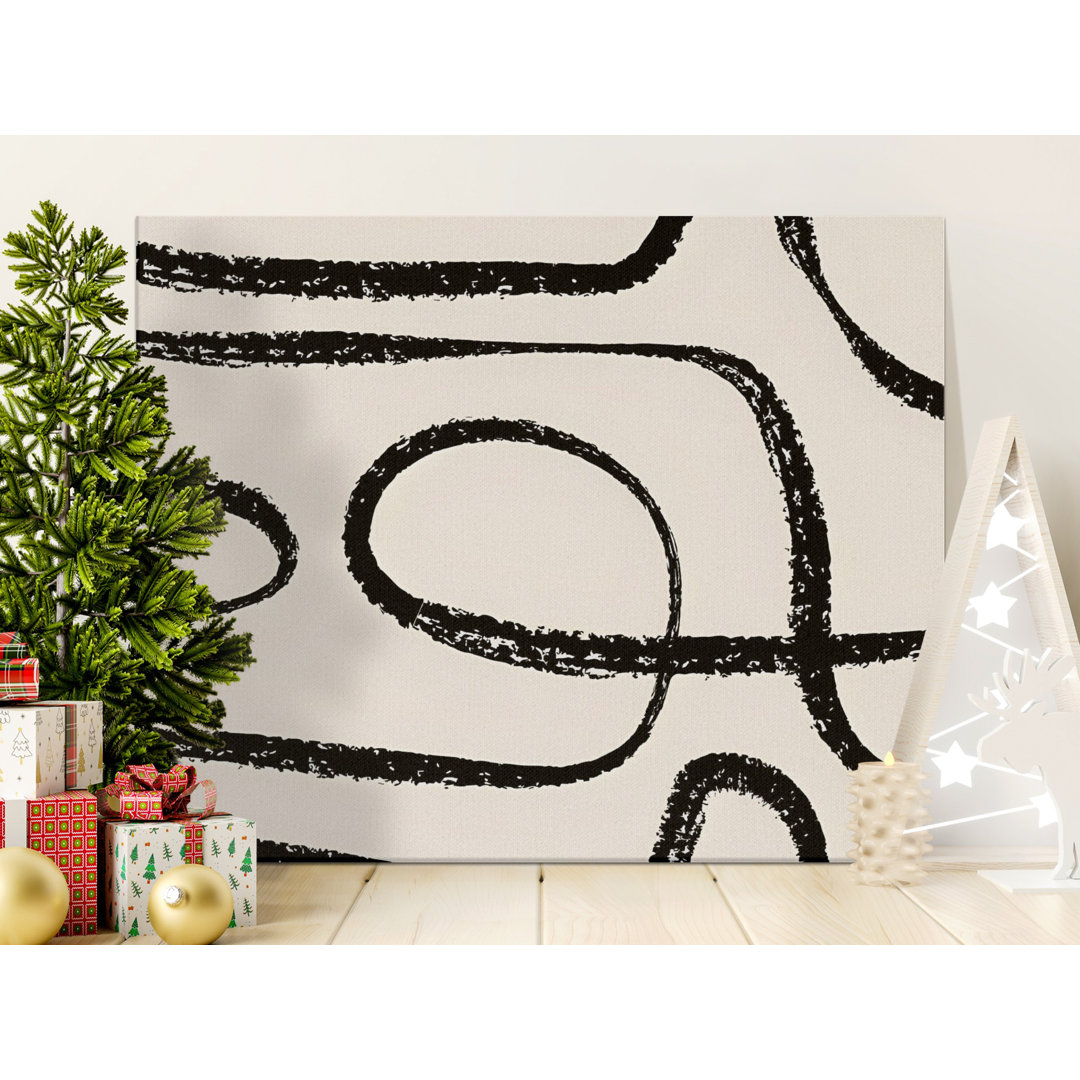 Minimalist Organic Line Canvas Art