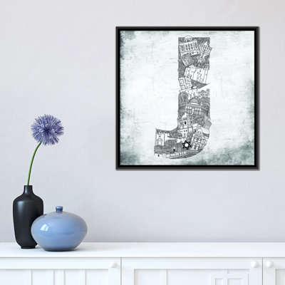 Alphabet - impression sur toile