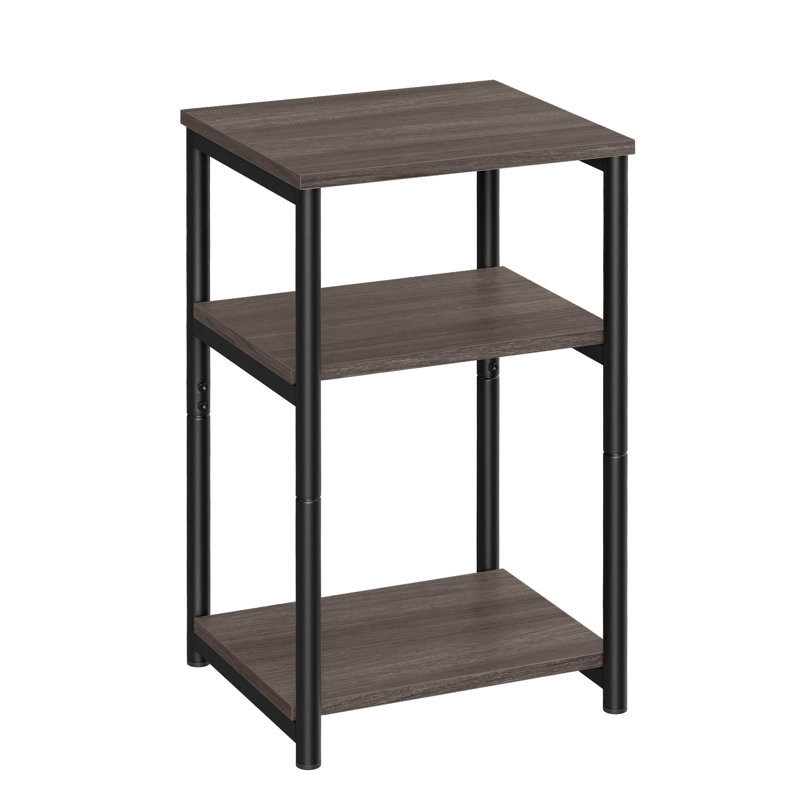Agustina Bedside Table, Grey