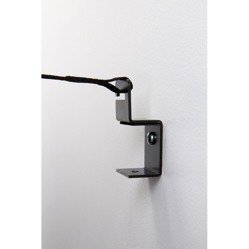 Support de plafond noir Lenaya pour supporter jusqu'à 176 lb