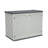 Horizontal Storage Shed Weather Resistance, Large Outdoor Storage Cabinet Lockable, Thick HDEP Plastic Storage Unit for Backyards, Patio, Garden(28 Cu.ft/Ivory ) White