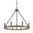 Minooka 8 - Light Dimmable Wagon Wheel Chandelier