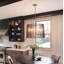 Lustre tambour 6 lumières façon bougie