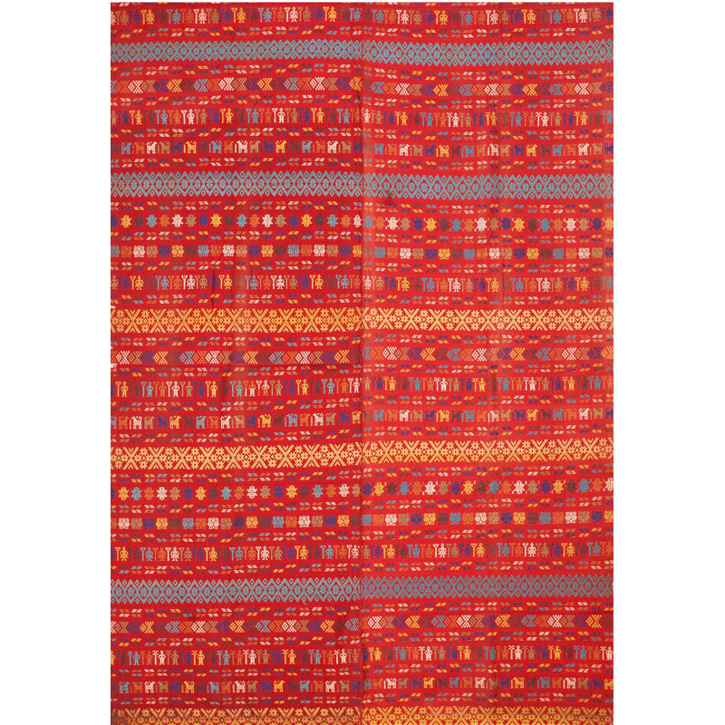 Early 20th Century Swedish Flat-Weave Early 20th Century 5' 10" x 8' 2"
