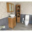 Slimline Compact 515mm Free-standing Cloakroom Vanity Unit-2112266886-2112266881
