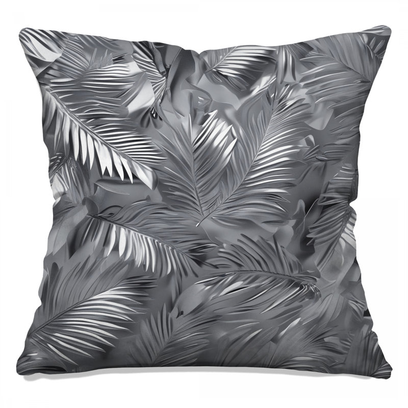 Coussins décoratifs argentés, 16 po x 16 po