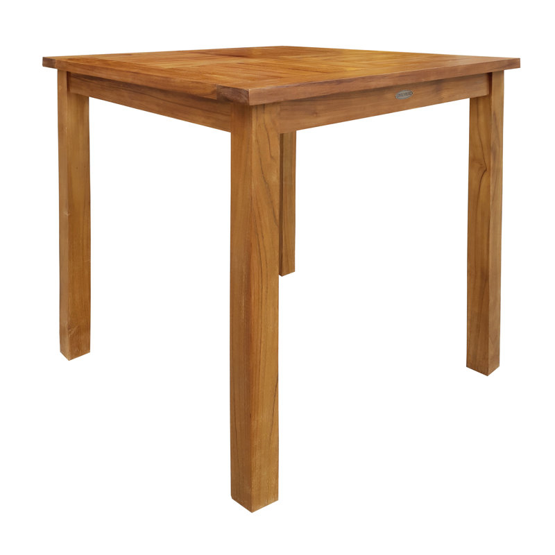 Chaim Outdoor Teak Bistro Table
