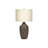 Lighting, 27"h, Table Lamp, Grey Ceramic, Beige Shade, Contemporary