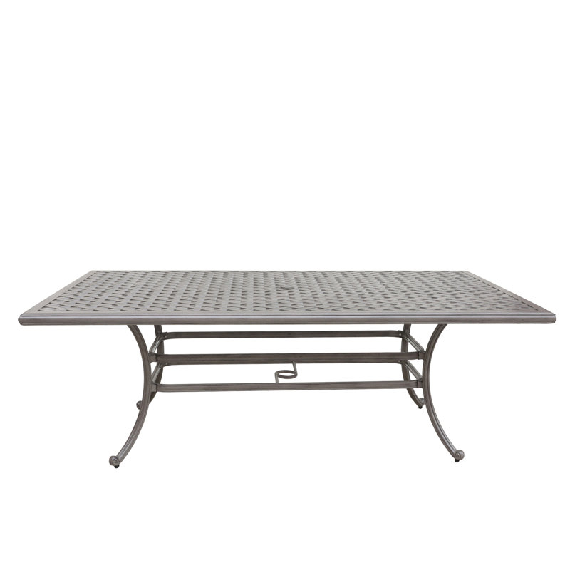 Table de bar ronde en fonte d'aluminium