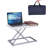  19 in. Black Portable Standing Desk Riser Converter Height Adjustable Travel Laptop Keyboard Raising Workstation-220062966