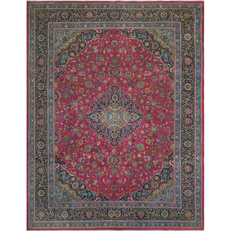 Babloo One-of-a-Kind 9'10" X 13'4" 1980s Wool Area Rug