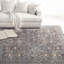 Tapis bleu marine en polyester tissé à la machine Ralph Lauren Belvoir-49588236