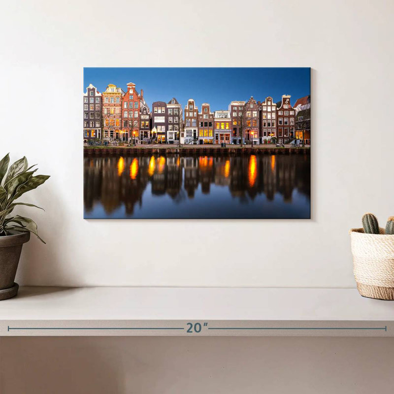 Sirci Amsterdam Canal Waterfront, H 8 po x l 12 po