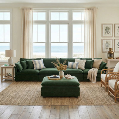 146" Upholstery Modular Sectional Set