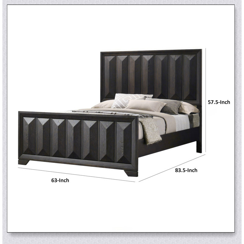 1Pc Eastern Bed Panel Headboard Modern Style Bedroom Furniture, Queen