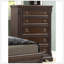 Commode 5 tiroirs en acajou traditionnel
