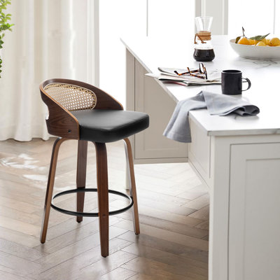 Swivel Upholstered Counter Stool