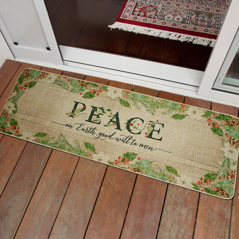 Ruffy Non-Slip Christmas Outdoor Doormat