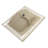 24 Inch White Ceramic Rectangular Single Sink Bathroom Vanity Top