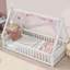 Rusnak Twin Tent Bed Kid Floor Bed Standard Platform Bed-2042381156
