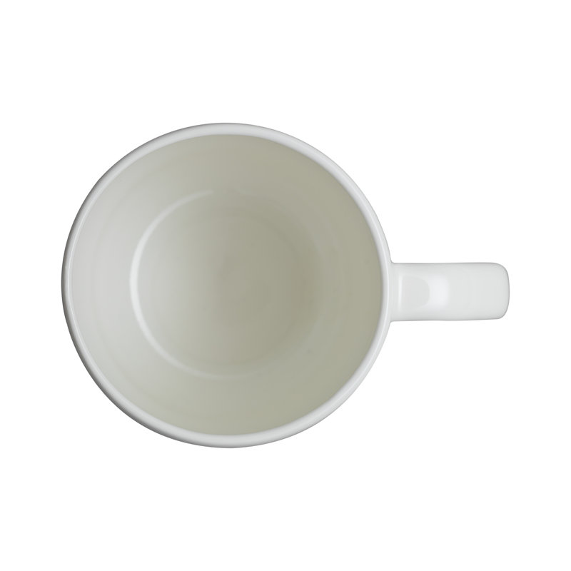Grande tasse en porcelaine blanche classique