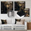 Décoration murale rétro en métal femme bohémienne II - Boho-244815360