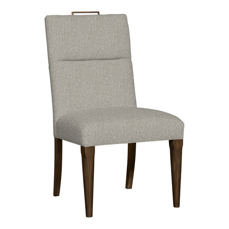 Brattle Road By Thom Filicia 20'' H Upholstered Side Chair, Havana, Tarbee Pebble