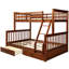 Lit superposé plateforme 2 tiroirs Pell-513830361