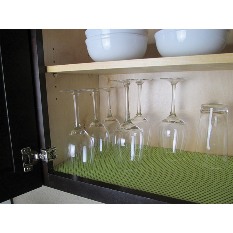 Trung Dots Shelf Liner, Black