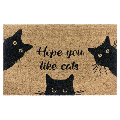 Mix Mats Cat Fan Doormat
