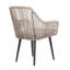 Chaise de patio avec coussin