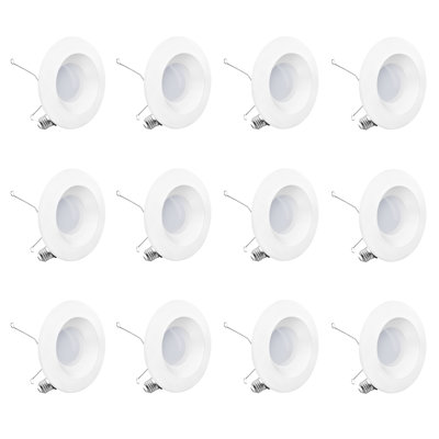 5"/6" Retrofit LED Downlight, 12W, 3000K Warm White, Dimmable