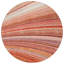 Tapis intérieur lavable rayé 8 pi Terra Cotta