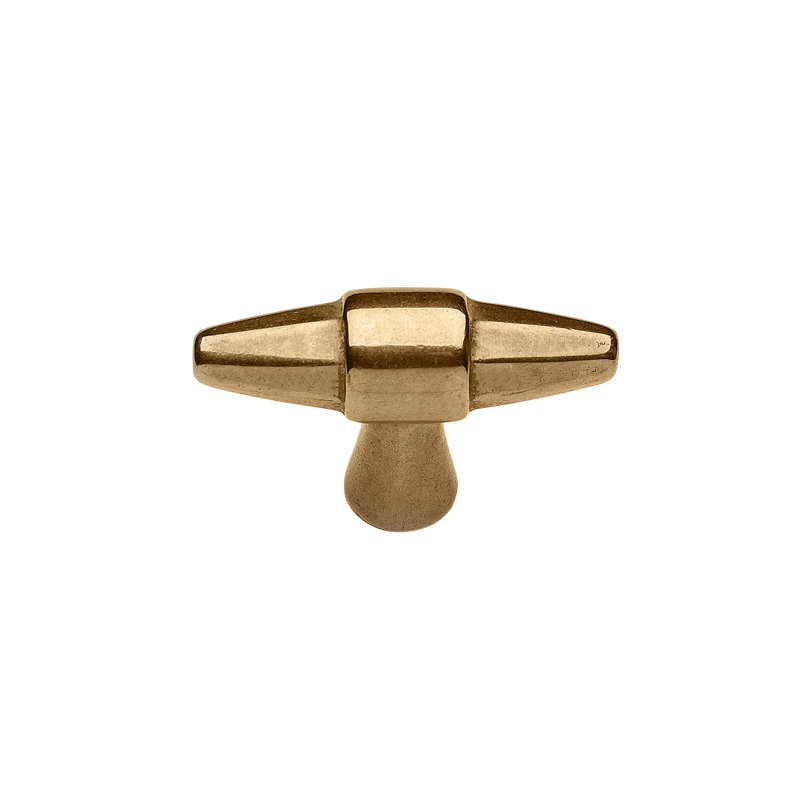 Zeppelin Bronze Bar Knob, Silicon Bronze Brushed