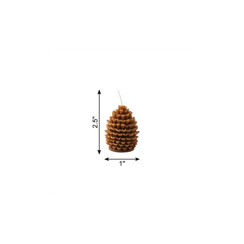 Bougie dimensionnelle 3 "Pinecone