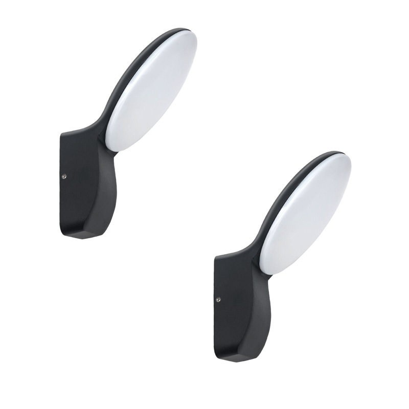 Biebel 21.8cm H Integrated LED Outdoor Flush Mount