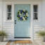 24" Spring Wreath with Dahlias, Hydrangeas and Lemons
